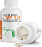 Bronson Vitamina D3 10,000 UI Suplemento Orgánico No-GMO, 90 Comprimidos