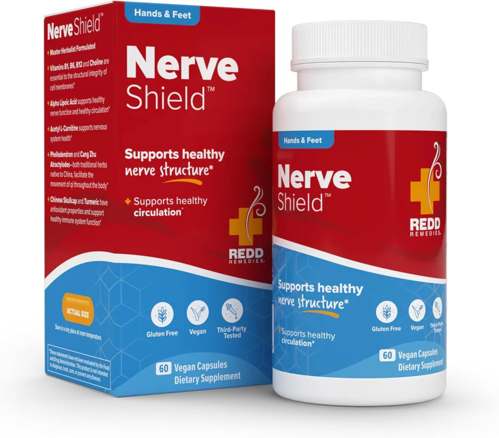 Redd Remedies Nerve Shield – 60 Cápsulas Veganas
