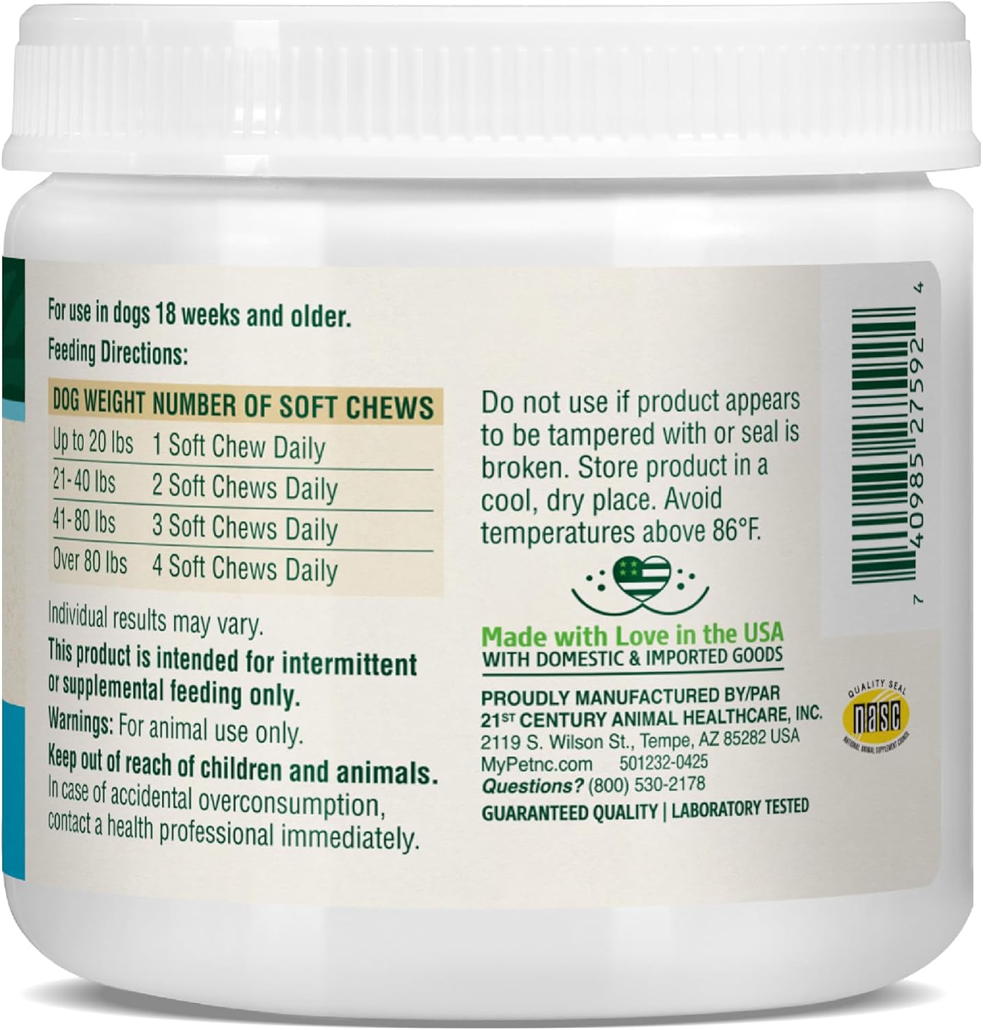 Petnc Natural Care Suplemento para Piel y Pelaje para Perros (60 Masticables) con Omega 3, EPA y DHA, Sabor a Hígado