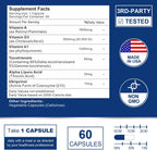 Suplemento ADK de Vitaminas A, D3 y K - Alta Potencia 20000 UI - 120 Cápsulas