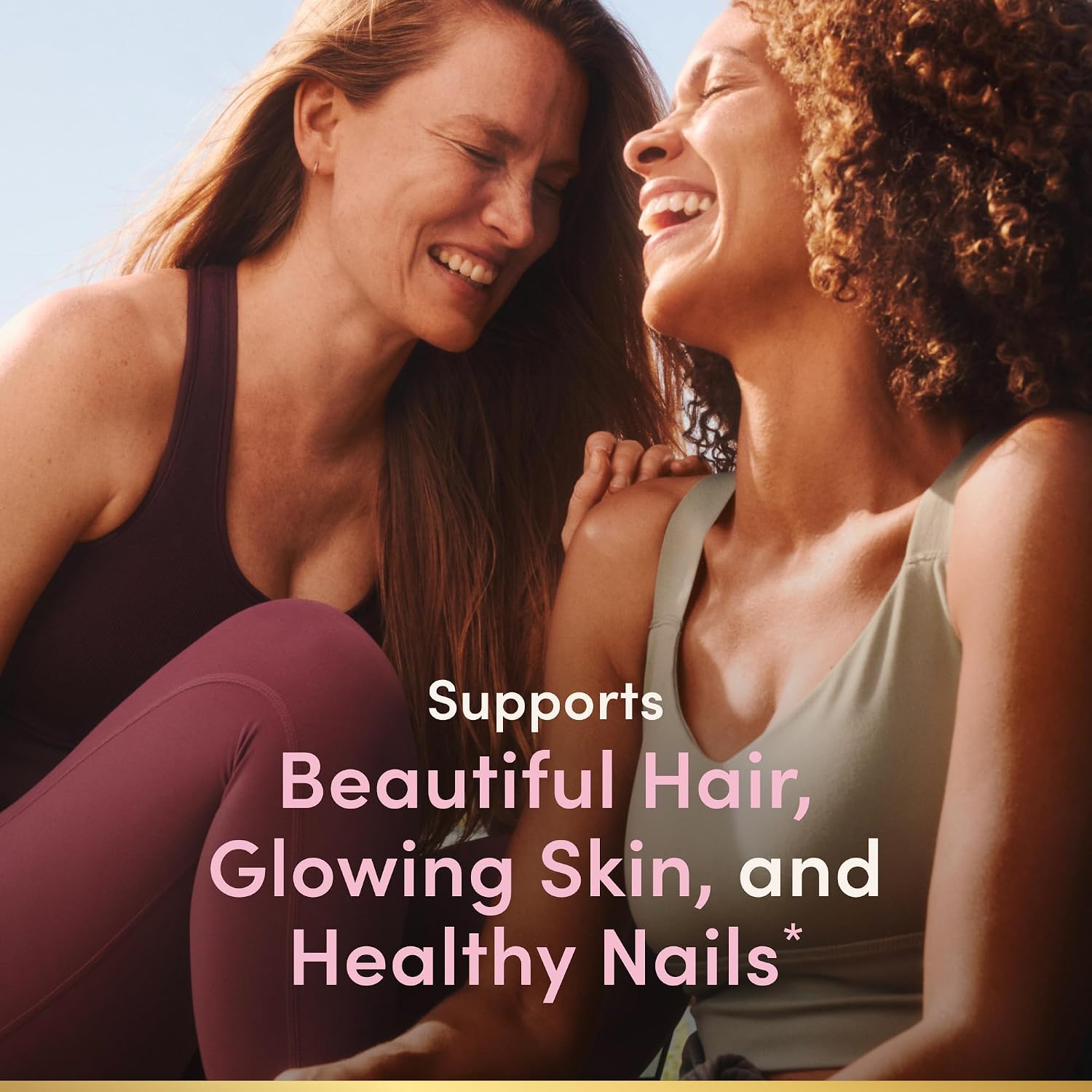 Nature's Bounty Gominolas para Cabello, Piel y Uñas con Biotina 2500 mcg, Sabor Fresa, 200 unidades