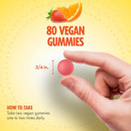 Sundance Gominolas de Biotina para Cabello, Piel y Uñas | 2500 mcg | 80 unidades | Sabor a fruta | Vegano, Sin OGM y Sin Gluten