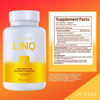 ACTIVZ LINQ - Fórmula Epigenética Avanzada para Función Cerebral, Salud Intestinal, Piel Radiante y Apoyo Inmunológico - 60 Cápsulas