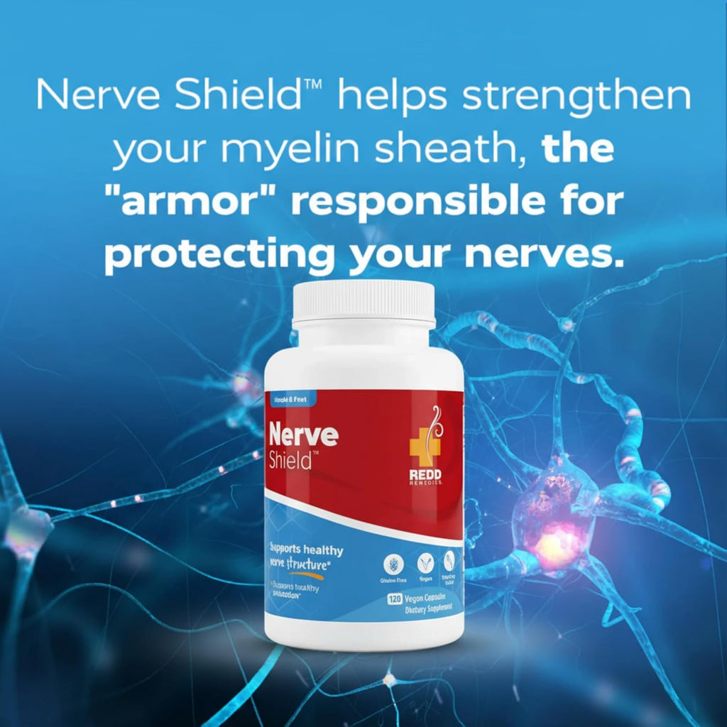 Redd Remedies Nerve Shield – 120 Cápsulas Veganas