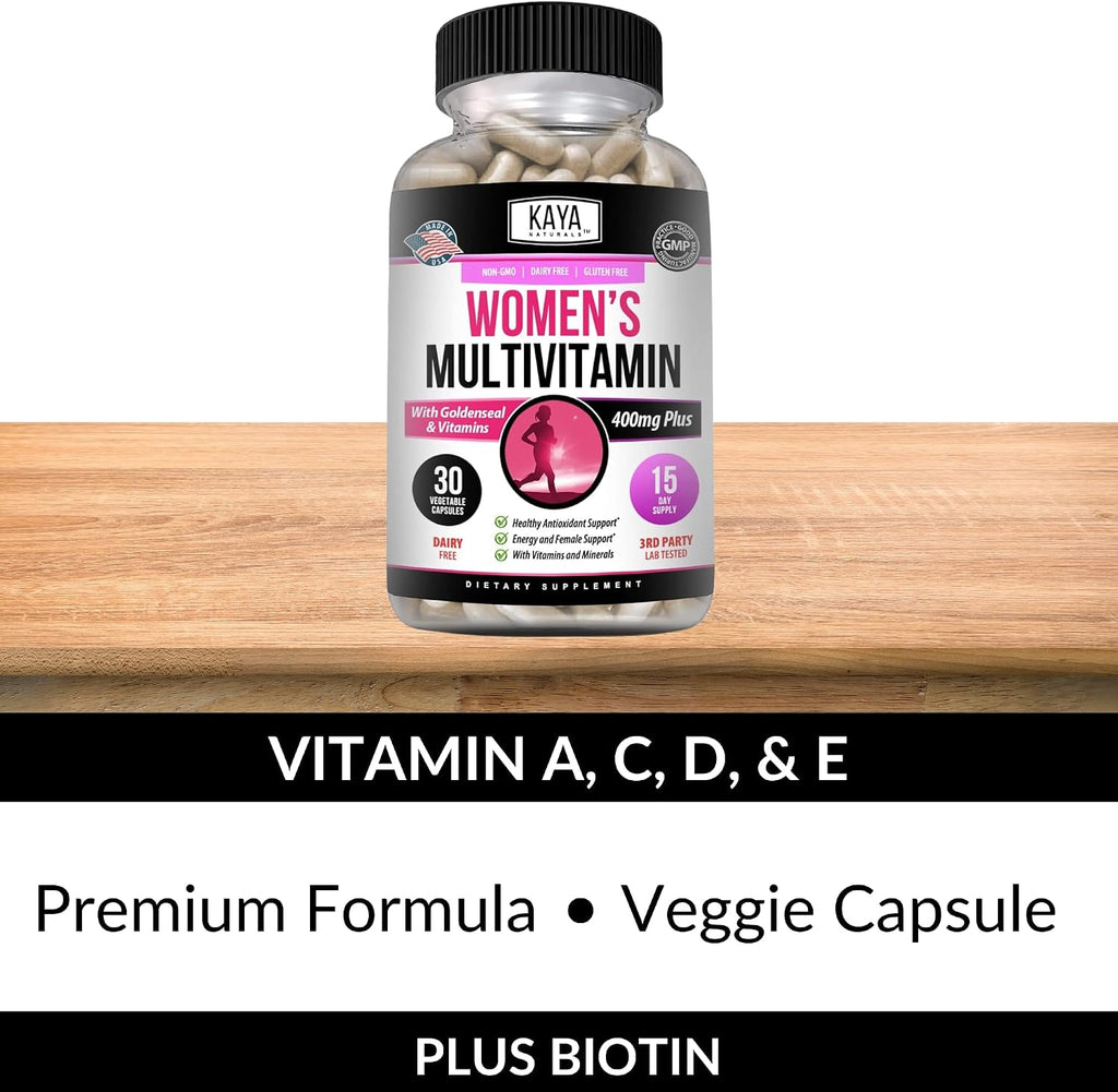 Kaya Naturals Multivitamínico para Mujeres (30 Cápsulas)