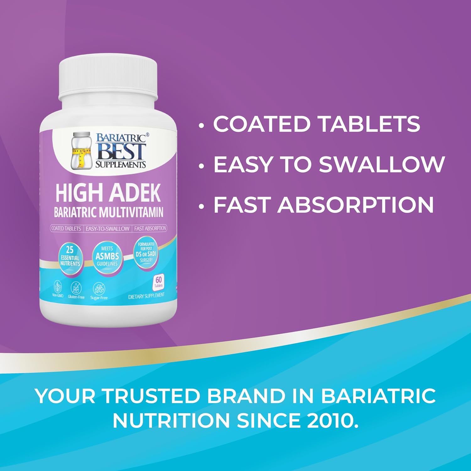 High ADEK Multivitamínico Bariátrico para DS/SADI - 60 Comprimidos