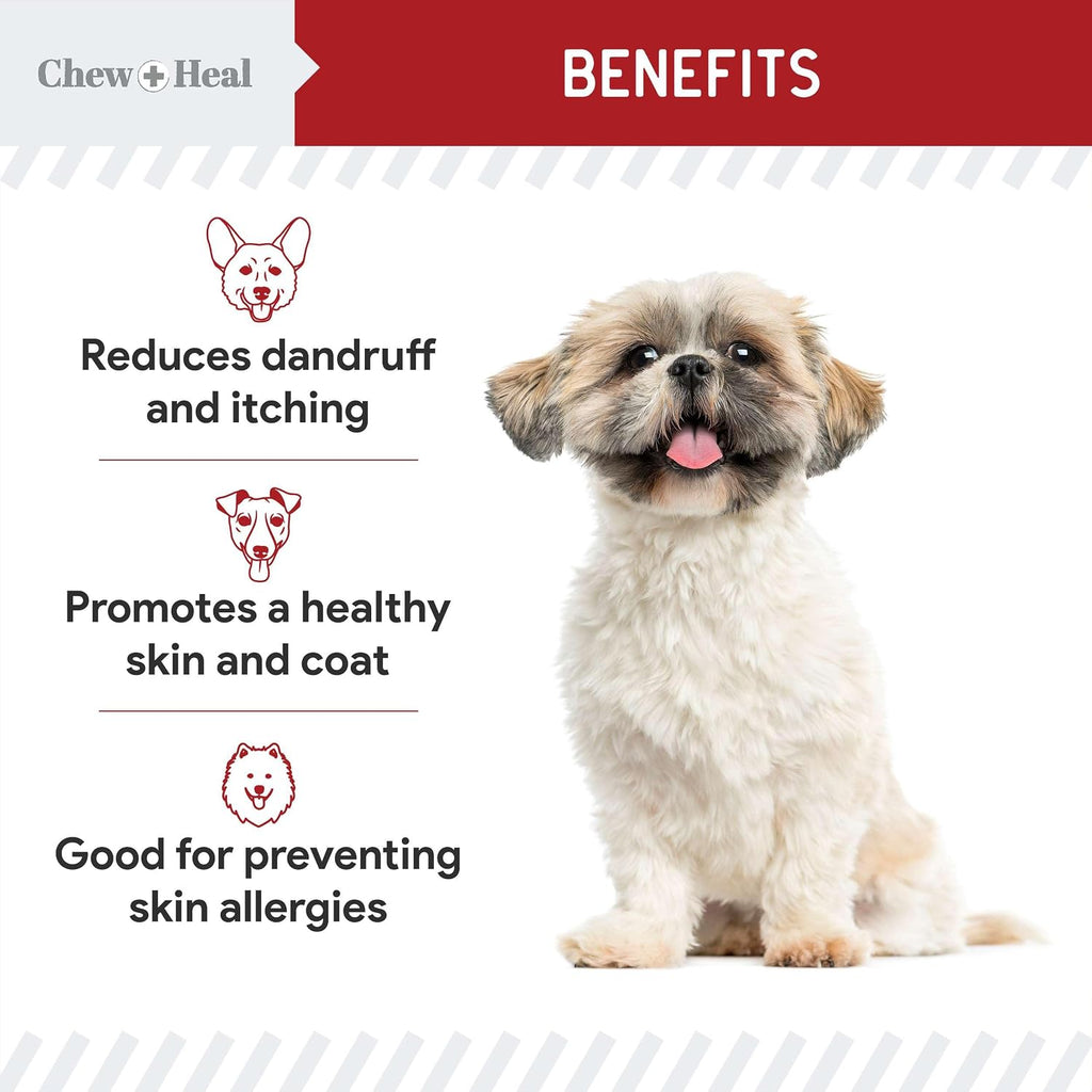 Pure Wild Alaskan Salmon Oil for Dogs - 16 oz - Sabor a Carne de Res - Aceite de Salmón para Perros