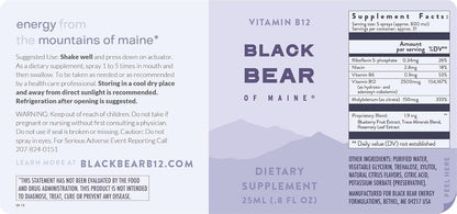 Holistic Health Black Bear Energy Spray 25 – Apoya la formación normal de glóbulos rojos : Esta vitamina – Image 3