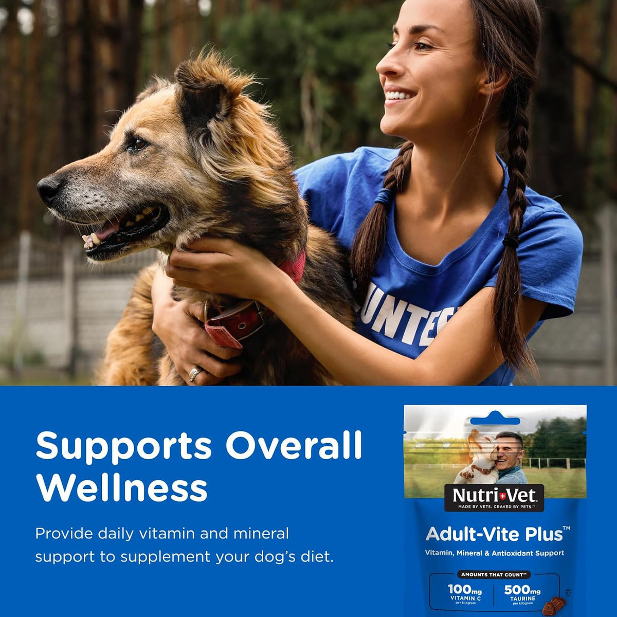 Nutri-Vet Adult-Vite Plus Multivitamínico para Perros, Snacks Blandos, 70 Unidades – Image 2