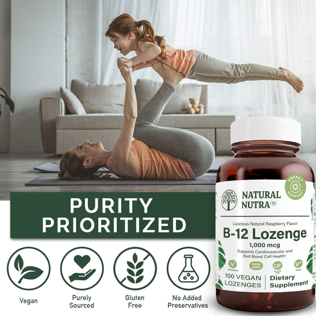 Natural Nutra Vitamina B12 - 100 Comprimidos Sublinguales