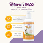 Health Extension Stress Supplement for Dogs, 8oz - Appetite & Energy Booster, Helps Prevent Hypoglycemia, Vitamin B Enriched