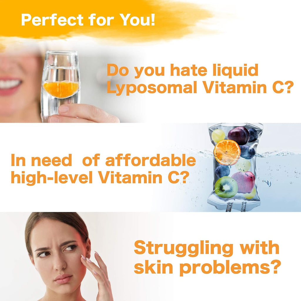 Complejo de Vitamina C Liposomal 1500 mg (2 Cápsulas) - 180 Cápsulas - Dr.Plus
