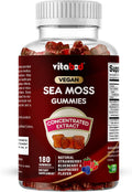 Vitabod Irish Sea Moss & Bladderwrack Gummies con Burdock Root - 180 Gominolas Vegan