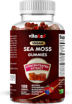 Vitabod Irish Sea Moss & Bladderwrack Gummies con Burdock Root - 180 Gominolas Vegan