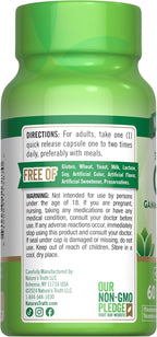 Nature's Truth GABA 750mg – 60 Cápsulas de Ácido Gamma-Aminobutírico