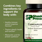 Congaplex - Immune System Health Supplement with Vitamin C, Calcium, Magnesium, and Mushrooms - 150 Capsules