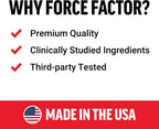 Force Factor Apigenin 50 mg, 60 cápsulas – Suplemento para la relajación y el estrés