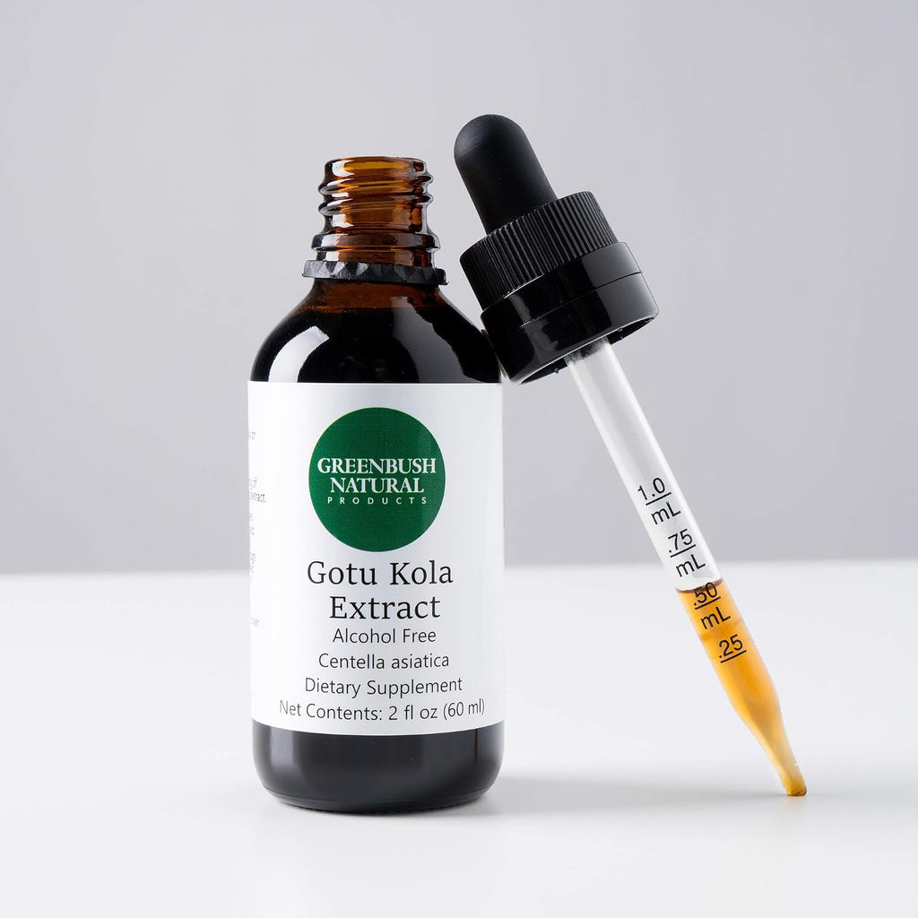 Greenbush Gotu Kola (Centella asiática) Extracto Líquido 2 oz (60 ml)