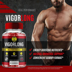VigorLong Gummies para Hombres - Suplemento Oficial en Gominolas con Fórmula Avanzada para un Apoyo Natural a la Salud y el Bienestar (2 Envases)