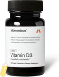 Momentous Vitamina D3 - 2.000 IU - Apoyo Fundamental para la Salud - 60 Cápsulas