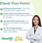 NanoVM Adult - Multivitamínico en Polvo Sin Alérgenos para Mujeres y Hombres, 275g