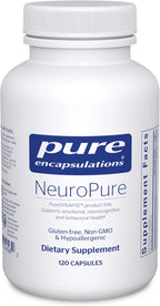 Pure Encapsulations NeuroPure | Suplemento Hipoalergénico para el Bienestar Emocional y el Estrés | 120 Cápsulas