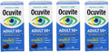 Ocuvite 50+ Eye Vitamin & Mineral Supplement, Multivitamin for Vision & Ocular Health with Omega-3, Zinc, Vitamins C & E, Lutein & Zeaxanthin, Zinc Supplements for Women and Men, 50 Softgels - 4 Pack