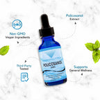 Policosanol 20 mg, 118 ml – 200 dosis, alta biodisponibilidad, probado por terceros, certificado GMP, no transgénico, libre de crueldad animal, fabricado en EE. UU.