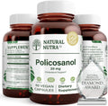 Natural Nutra Policosanol 20mg con Octacosanol - 60 Cápsulas Veganas