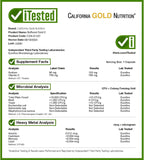 California Gold Nutrition Buffered Gold C – Vitamina C No Ácida 750 mg, 240 Cápsulas Vegetales