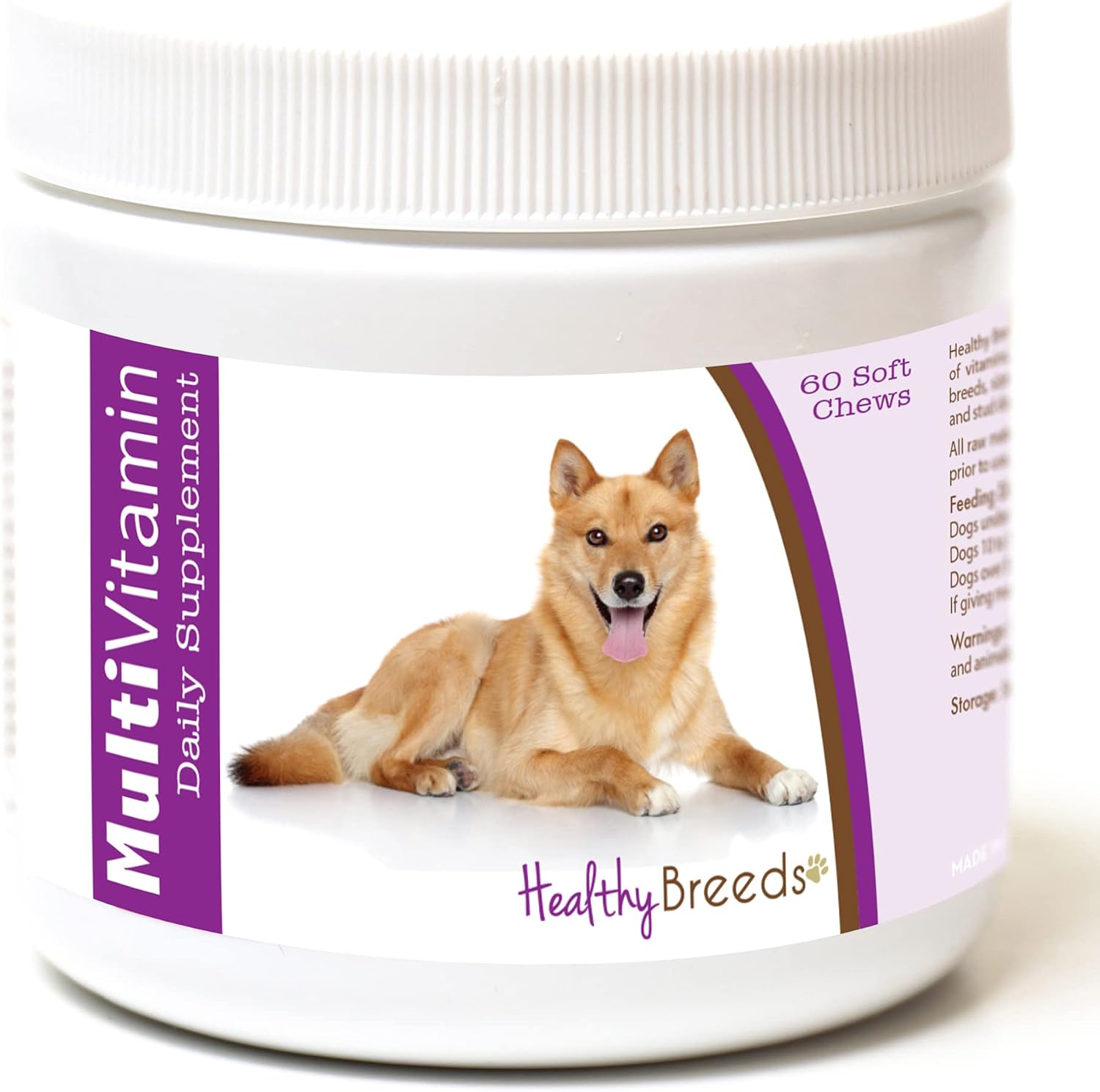 Healthy Breeds Finnish Spitz Multivitamínico Masticables Blandos 60 Unidades