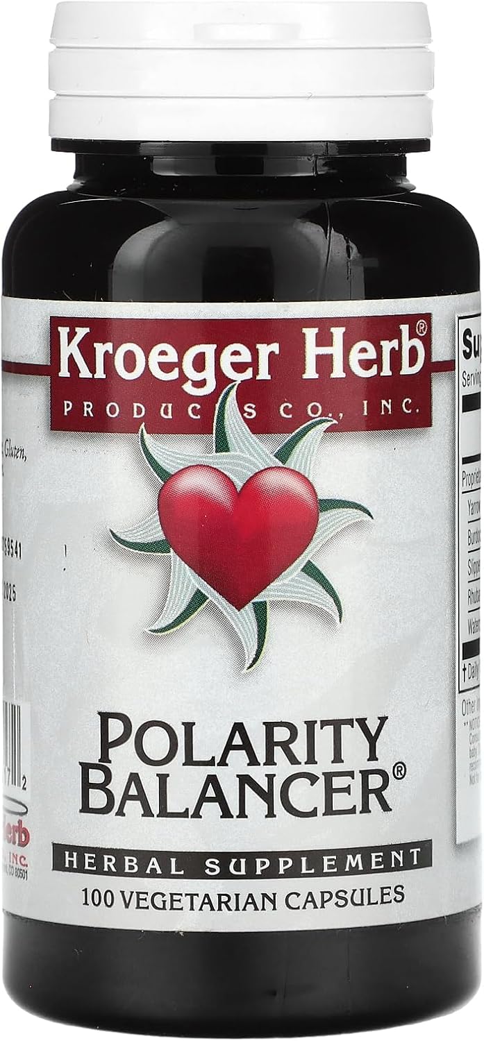 Kroeger Herb Polarity Balancer Cápsulas Vegetarianas, 100 uds