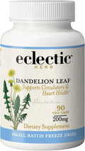 Eclectic Herb - Cápsulas de Hoja de Diente de León Orgánica Liofilizada | 90 Cápsulas, 200 mg