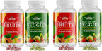 Fruits and Vegetables Supplement - 360 Cápsulas (180 Frutas + 180 Verduras) - Complemento Alimenticio Vegano