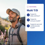 Pure Encapsulations Multi T/D - Suplemento multivitamínico y mineral - 60 cápsulas