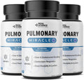 Pulmonary Miracle Cápsulas para el Soporte Pulmonar y la Respiración Clara, con Vinitrox y GABA, 180 Cápsulas (3 Envases de 60)