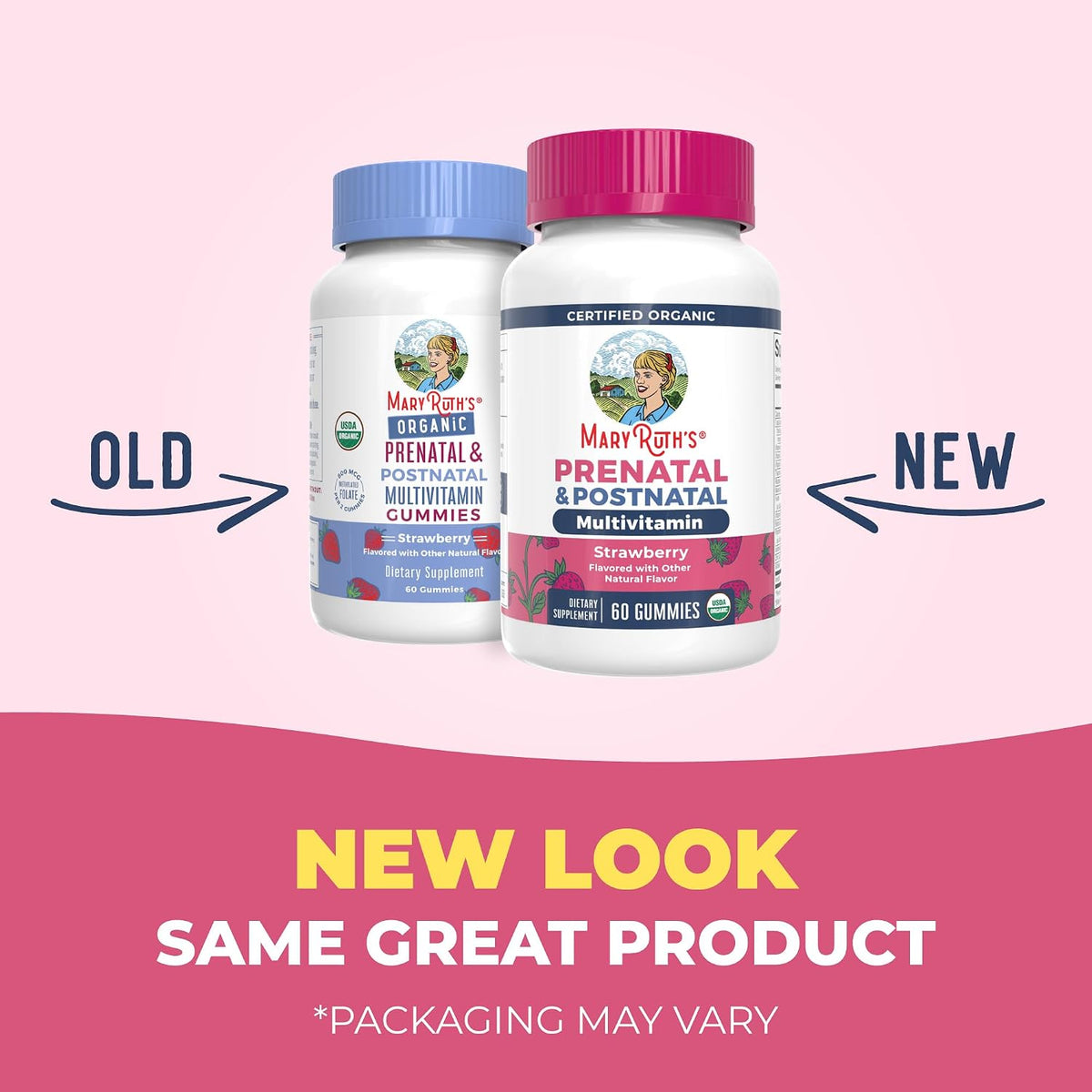 MaryRuth's Organics Vitaminas Prenatales Orgánicas - Gominolas con Metilfolato 800 mcg, Yodo, Vegano - 30 Servicios - görsel 9