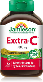 Jamieson Extra-C 1000 mg 75 Cápsulas de Vitamina C