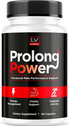 LIVORKA Prolong Power Pills para Hombres, 60 Cápsulas - Suplemento Masculino