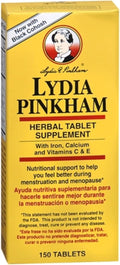 Lydia Pinkham 150 Comprimidos de Hierbas - Paquete Especial de 3