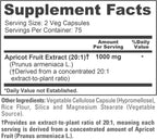 NusaPure Albaricoque, 1000 mg, 150 Cápsulas Veganas (Vegano, Sin OGM)