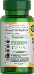 Nature's Bounty Quercetin 500 mg con Vitamina C, Escaramujo y Rutina, 60 comprimidos