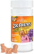 21st Century Zoo Friends con Extra C Tabletas Masticables, 60 unidades