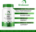 EroBoost Cápsulas (3 Paquetes) - 180 Cápsulas - Suplemento para Hombres