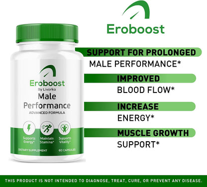 EroBoost Cápsulas (3 Paquetes) - 180 Cápsulas - Suplemento para Hombres – Image 3