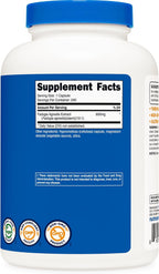 Nutricost Fadogia Agrestis (240 Cápsulas | 600 mg por ración) - Potente Extracto 10:1, Sin Gluten, Sin OGM