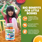 DR. MORITZ Pack de Gominolas Omega 3 (90 uds) y Multivitamínicas para Niños (60 uds) - Vegano, Sin OMG, Apoyo Diario