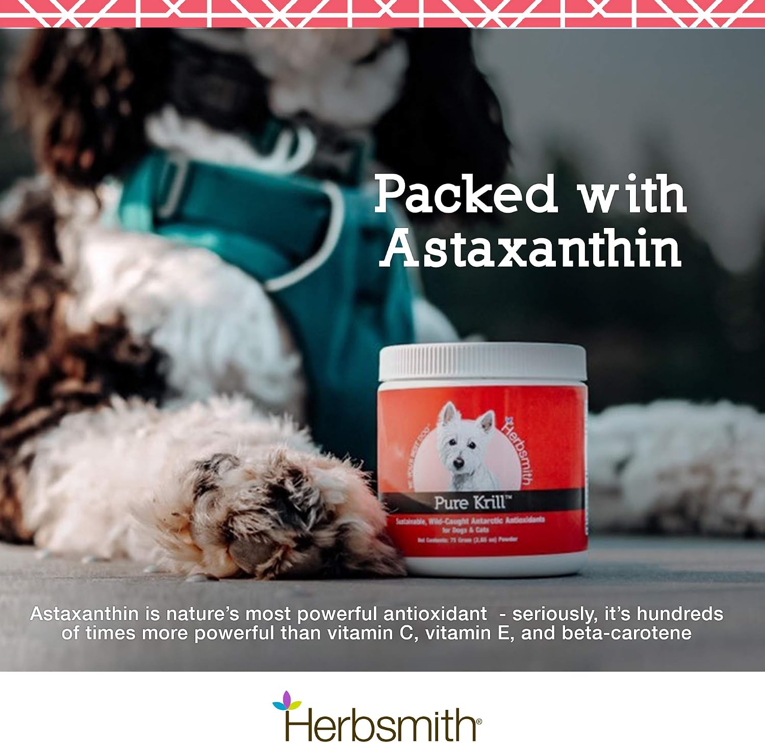 Herbsmith Pure Krill - Krill Antártico de un Solo Ingrediente para Perros - 150g