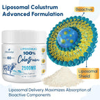 Zdoroviye Liposomal Bovine Colostrum Powder Supplement 2500 mg, 60 Servings