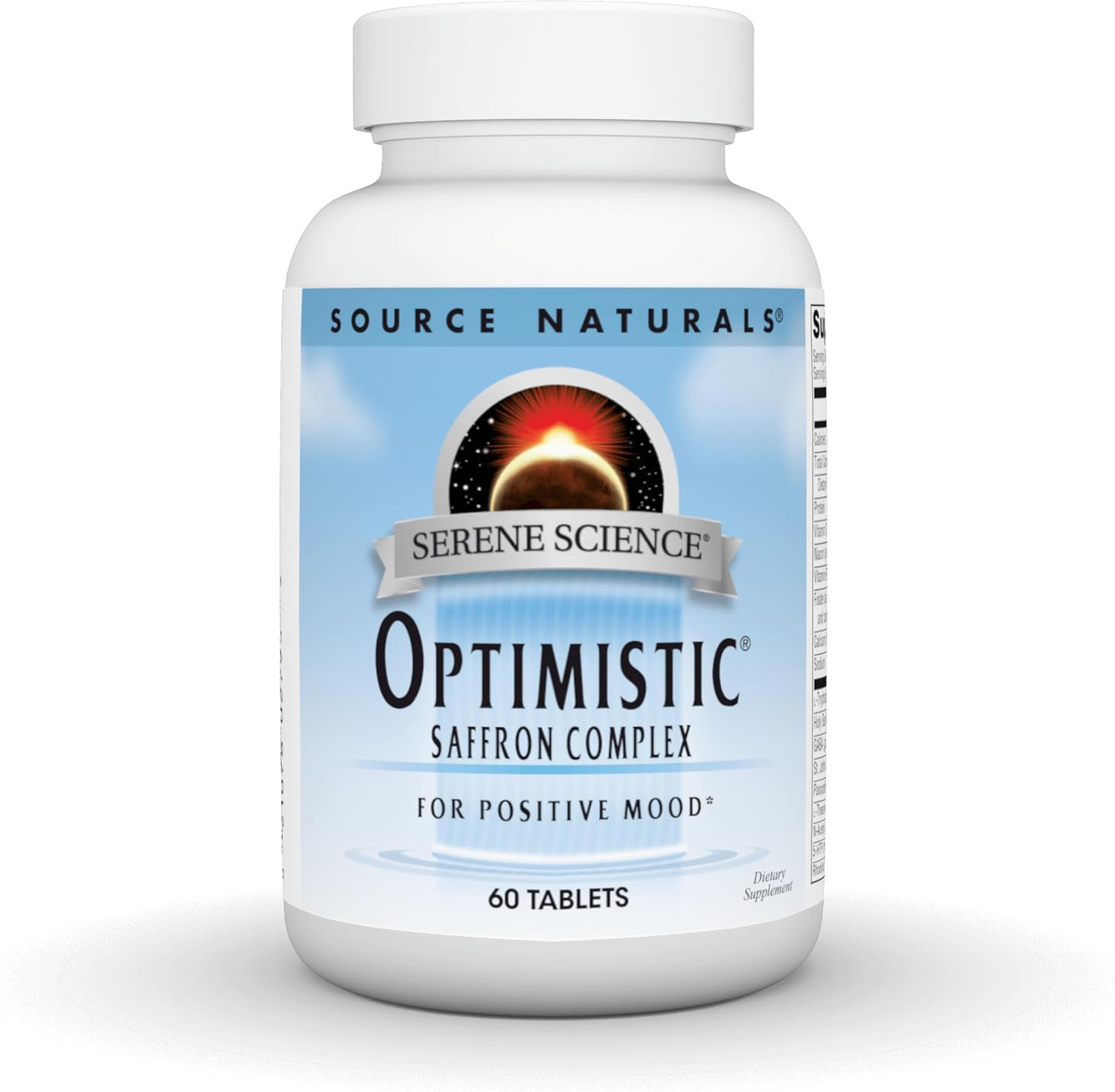 Source Naturals Serene Science Optimistic Saffron Complex - 60 Comprimidos